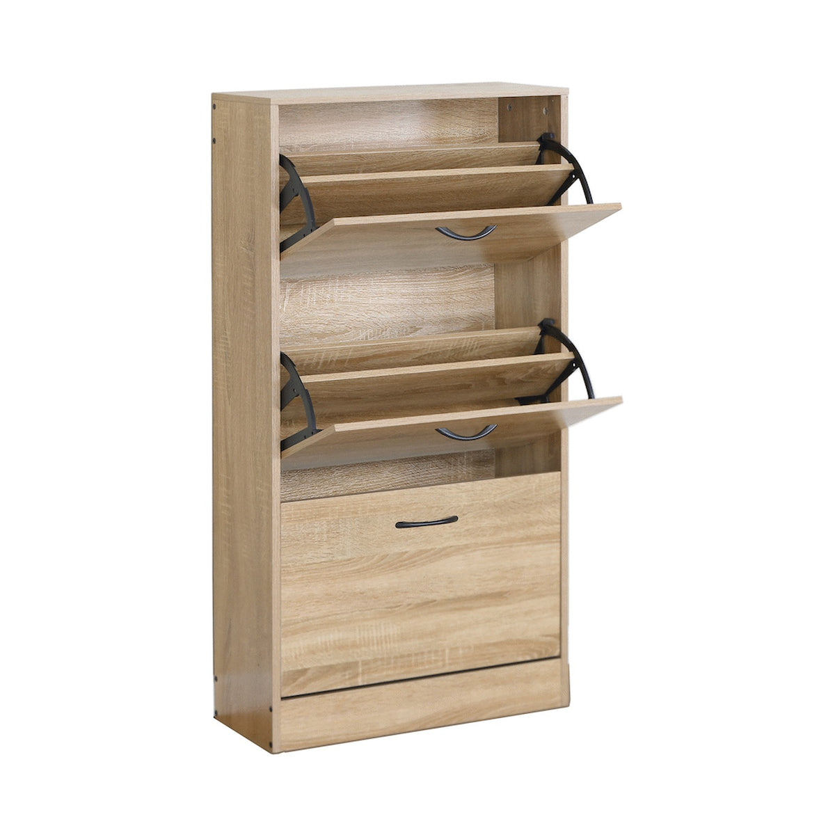 Everfurn Tamar Shoe Cabinet - Small - Oak