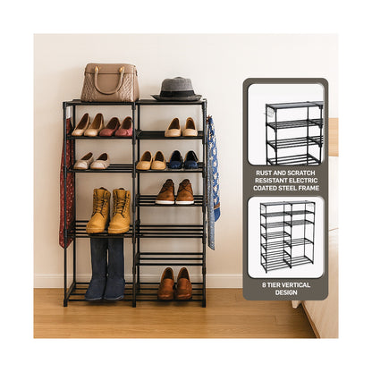 Everfurn Myra Show Rack - Black