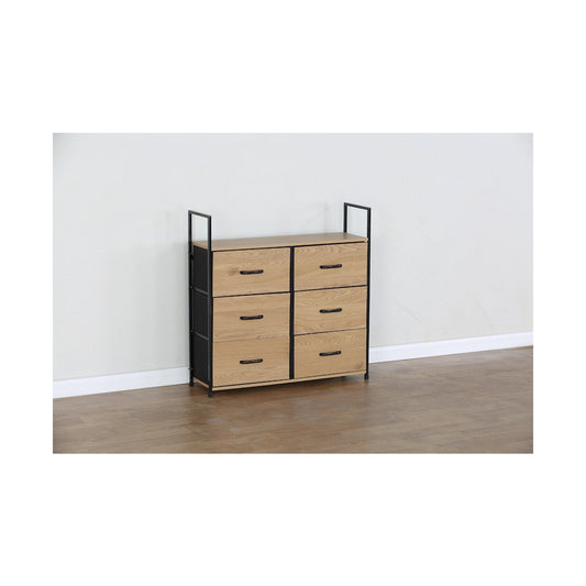 Everfurn Zira Wardrobe Small - Oak