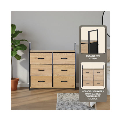 Everfurn Zira Wardrobe Small - Oak