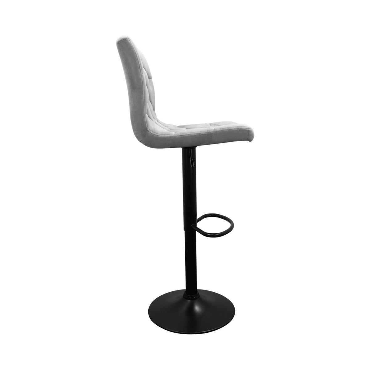 Bayer Large Barstool Grey with black base - Single