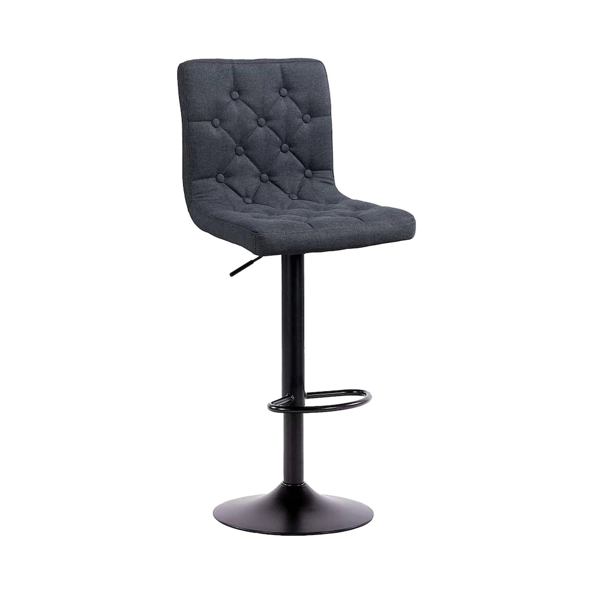 Bayer Large Barstool Grey with black base