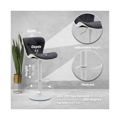 Halter Barstool - Grey