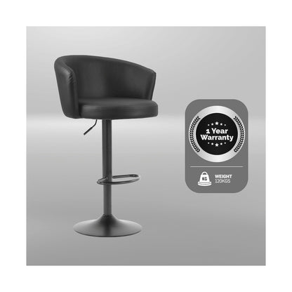 Everfurn Titan Barstool Black - 2 Pack
