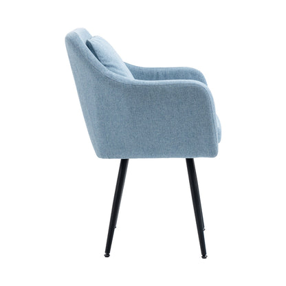 Everfurn Ocean Casual Chair with Pillow - 2 Pack