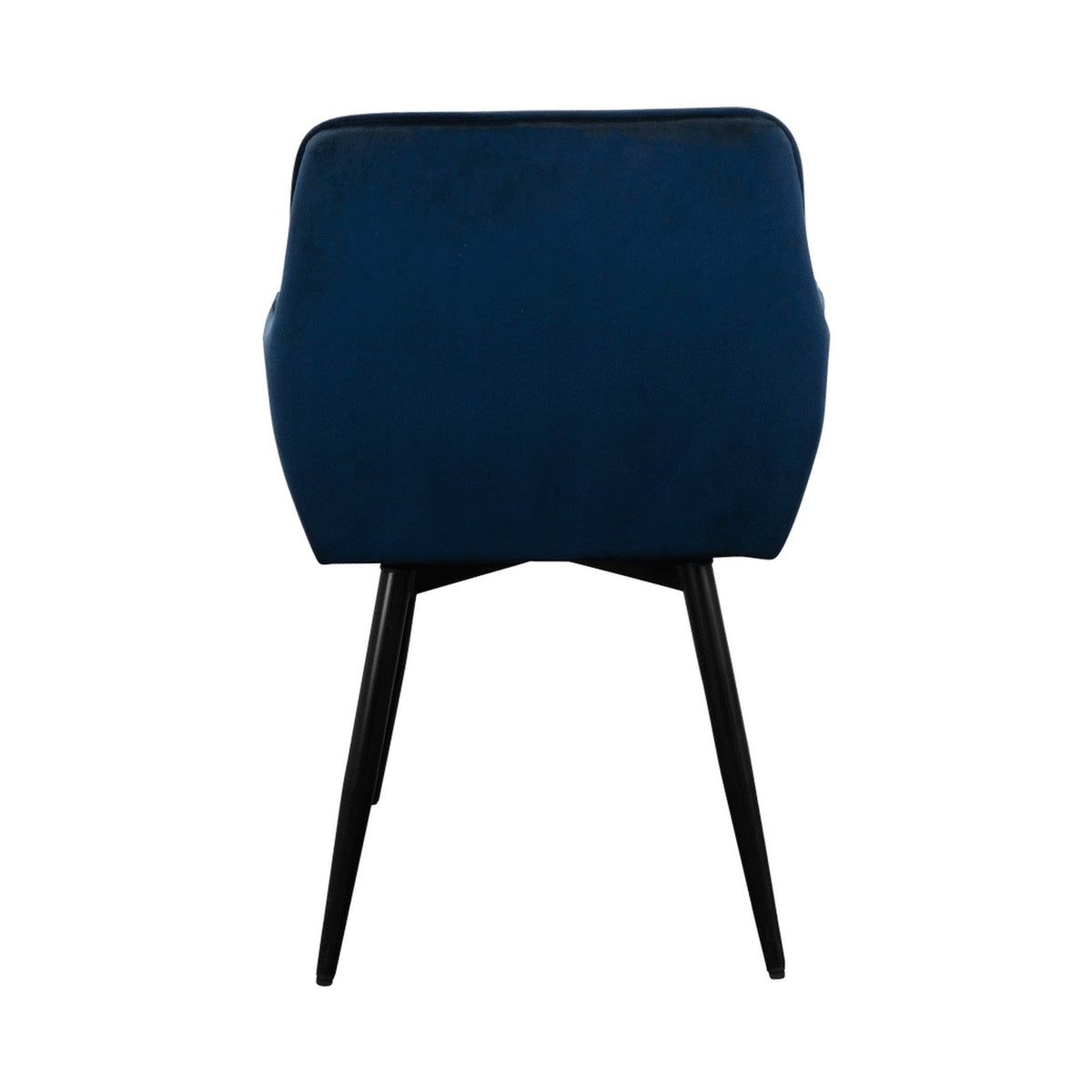Everfurn Japan Casual Velvet Chair with Swivel - 2 Pack