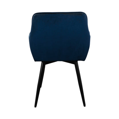 Everfurn Japan Casual Velvet Chair with Swivel - 2 Pack