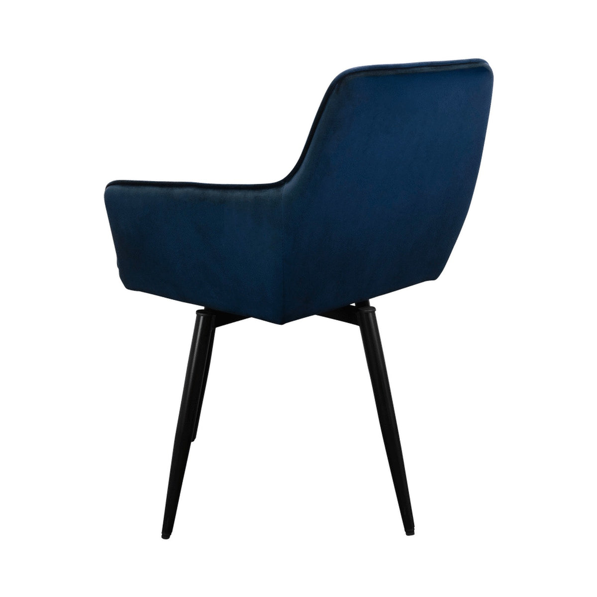 Everfurn Japan Casual Velvet Chair with Swivel - 2 Pack