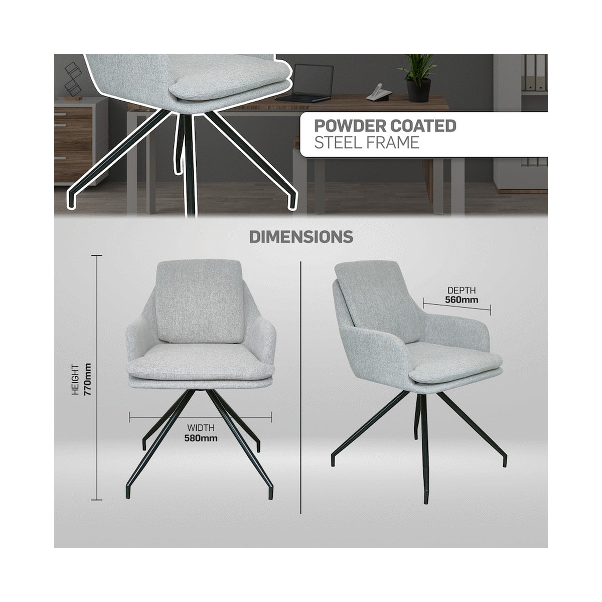 Everfurn Gump Chair - Single