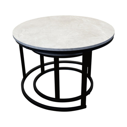 Everfurn Nile Nesting Coffee Table - Ash Grey (2 Piece)
