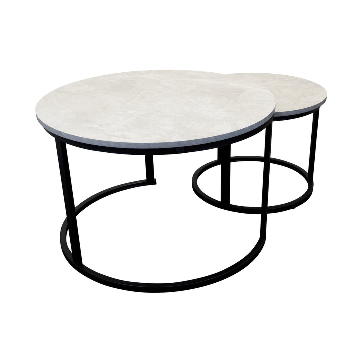 Everfurn Nile Nesting Coffee Table - Ash Grey (2 Piece)