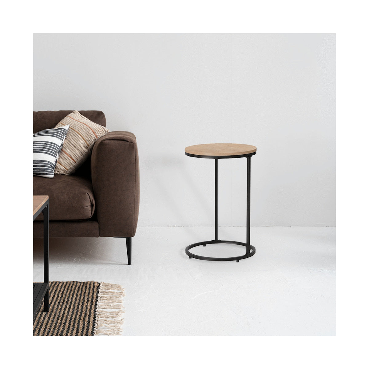 Everfurn Nordic Couch Side Table, Sofa Table