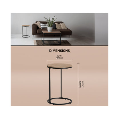 Everfurn Nordic Couch Side Table, Sofa Table