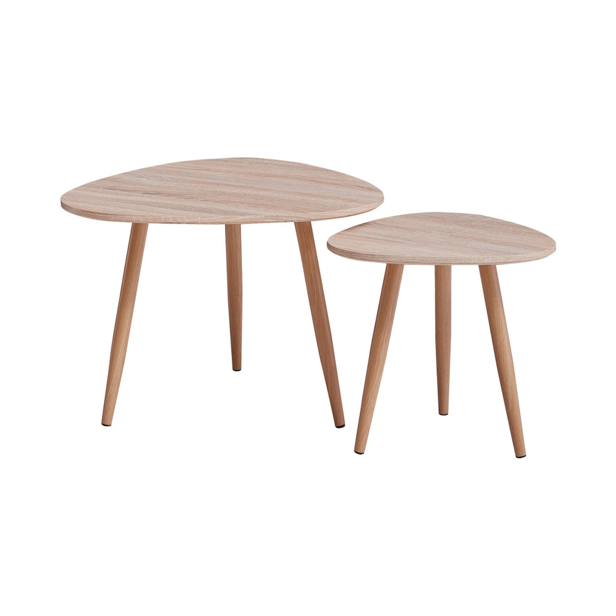 Everfurn Bohemian Nesting Coffee Tables - 2-Piece Set