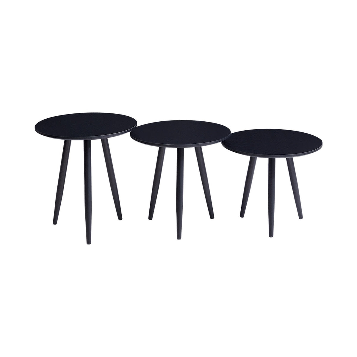 Everfurn Wooden Finish 3 - Piece Monaco Coffee Table