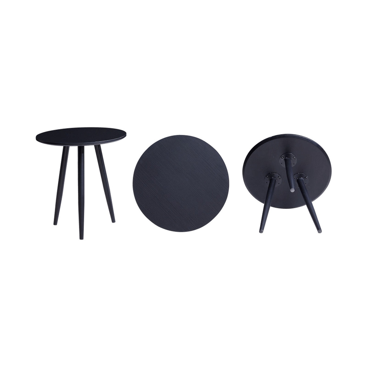 Everfurn Wooden Finish 3 - Piece Monaco Coffee Table