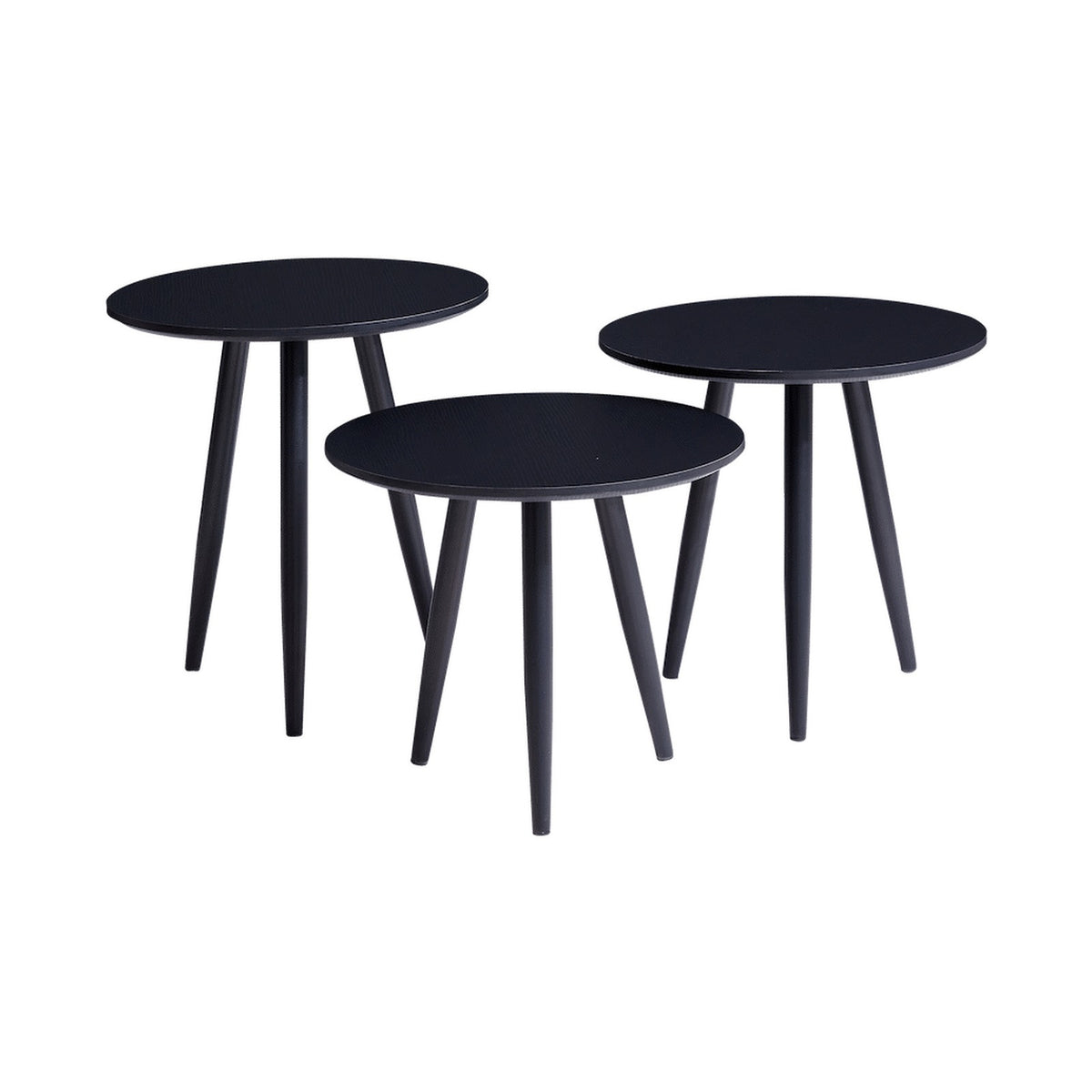 Everfurn Wooden Finish 3 - Piece Monaco Coffee Table