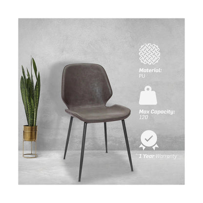 Everfurn Helix Dining Chair - Single