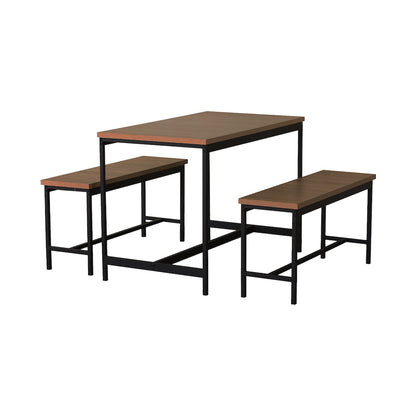 Everfurn Gwen Dining Set - Mahogany