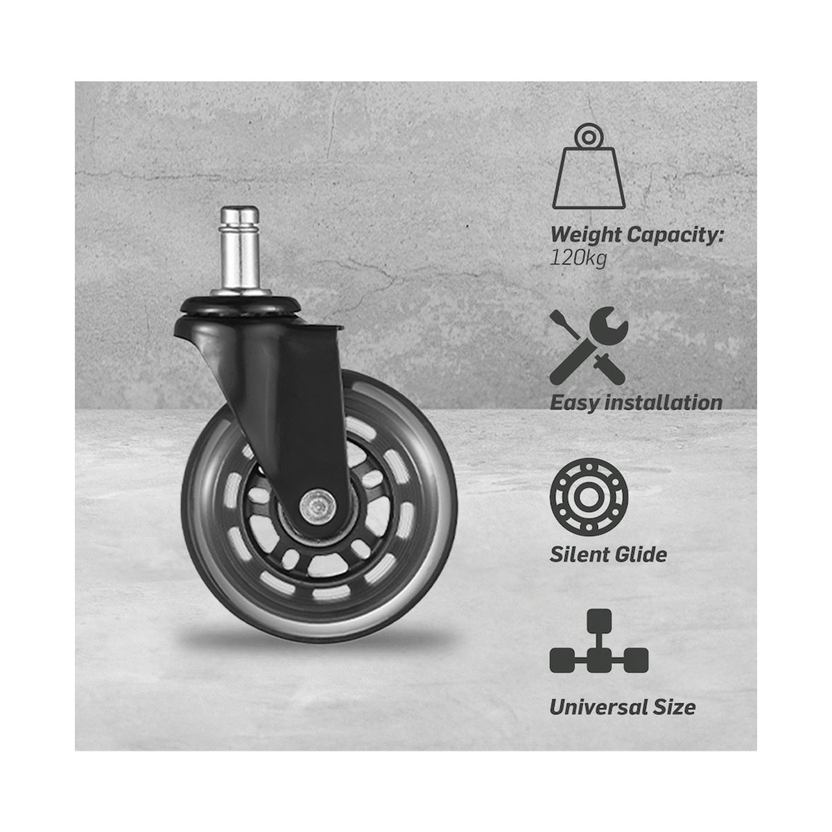 Everfurn Premium Glide Pro Caster Wheel
