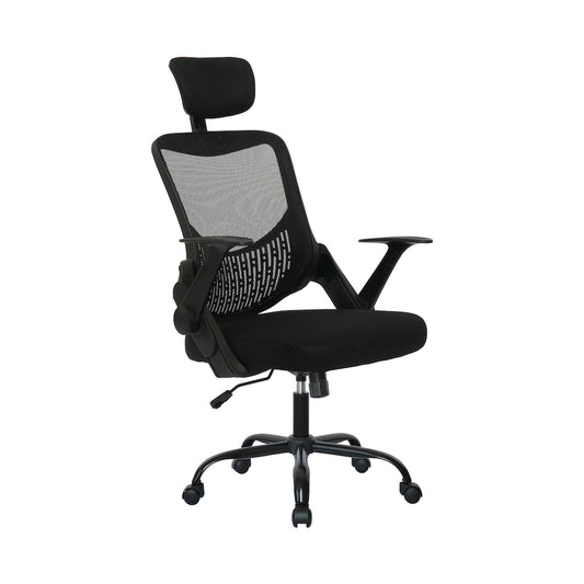 Everfurn Silicon Ergo Office Chair with Adjustable Arms