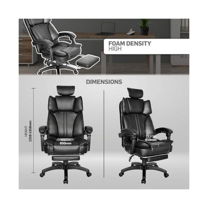 Emperor High Back Chair - Black