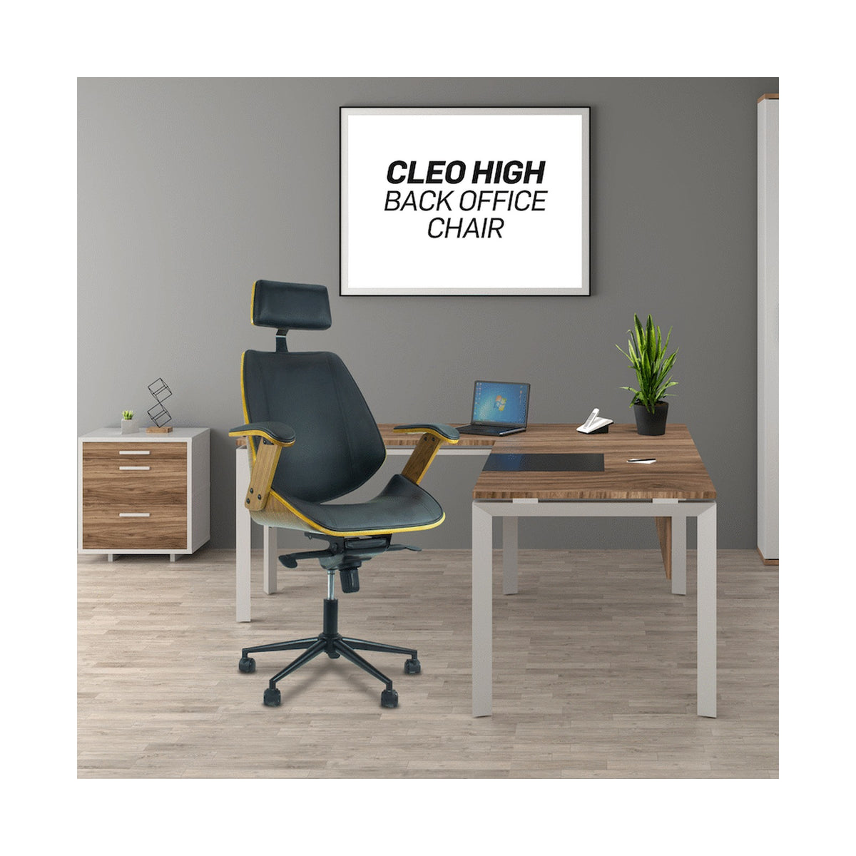Everfurn Cleo High Back Office Chair