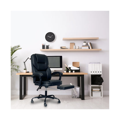 Everfurn Aries High Back Office Chair - Recline - Iron Base