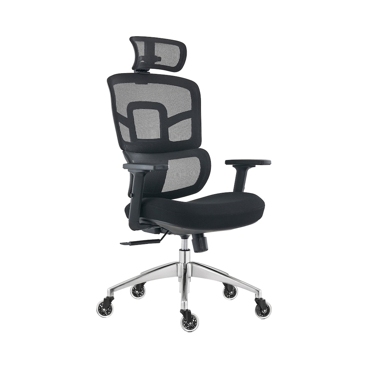 Everfurn Premium Graphite Ergo High Back Chair - Black