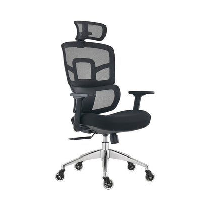 Everfurn Premium Graphite Ergo High Back Chair - Black