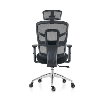 Everfurn Premium Graphite Ergo High Back Chair - Black