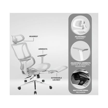 Everfurn Nebula High Back Office Chair - Ergonomic