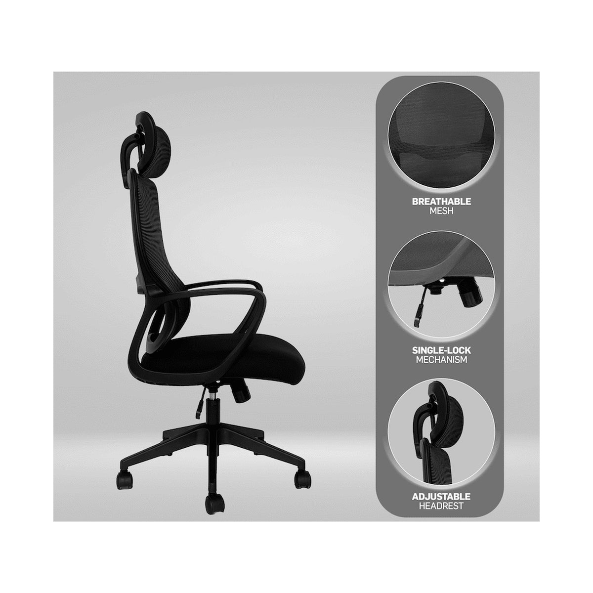 Everfurn Craft High Back Office Chair