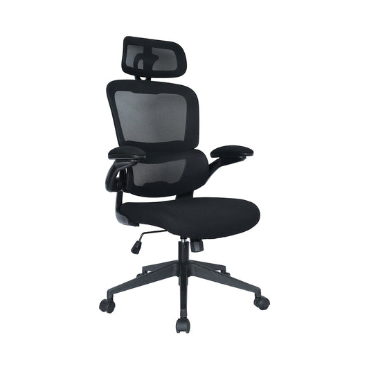 Everfurn Owen High Back Office Chair - Black