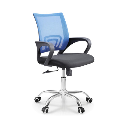 Everfurn Swift Mid Back Chair - Blue