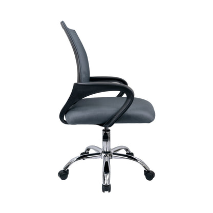 Everfurn Swift Mid Back Chair - Grey
