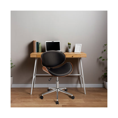 Amos Mid Back Office Chair - Black