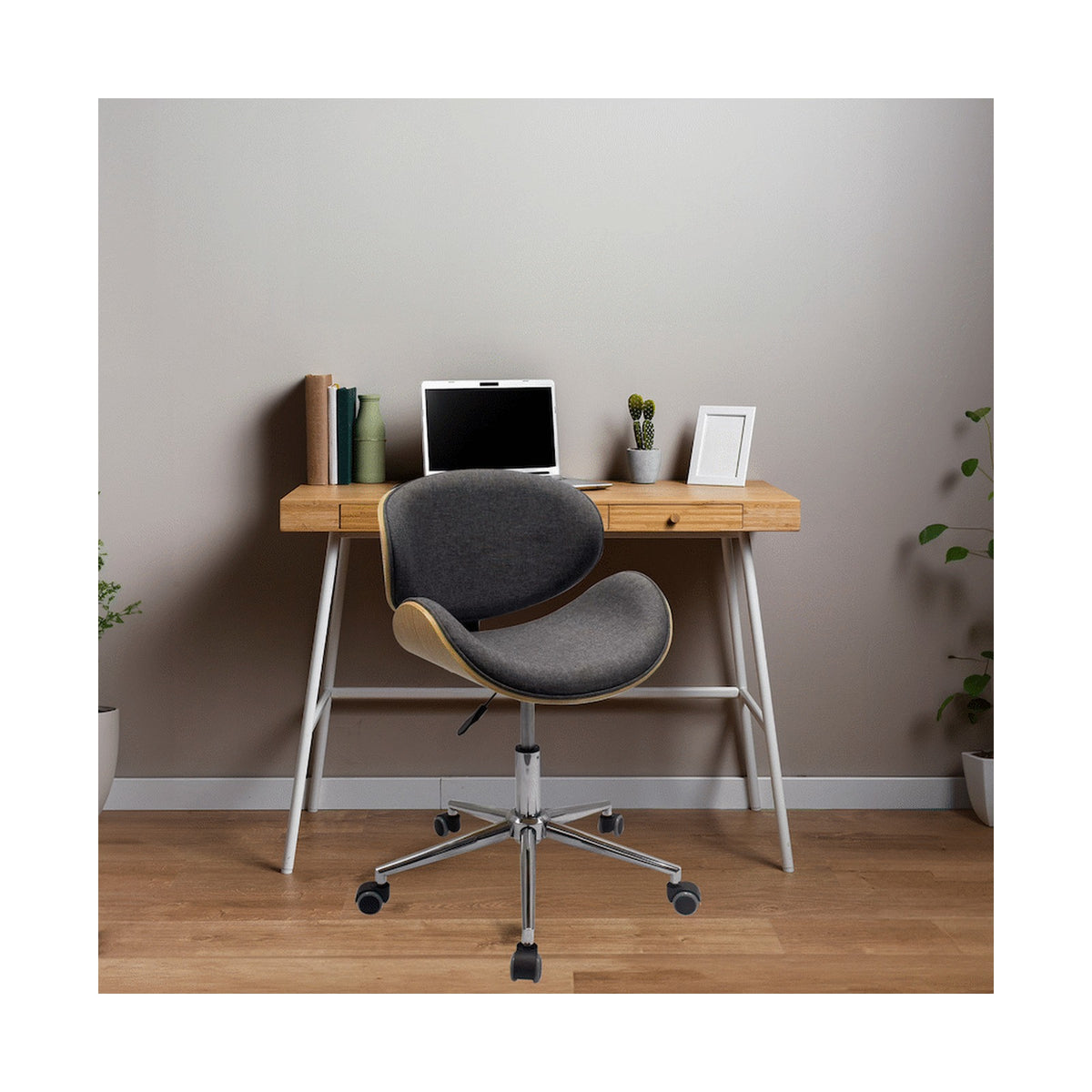 Amos Mid Back Office Chair - Grey