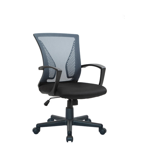 Simone Mid Back Office Chair Grey