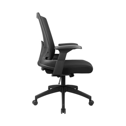 Everfurn Skye Mid Back Office Chair - Black
