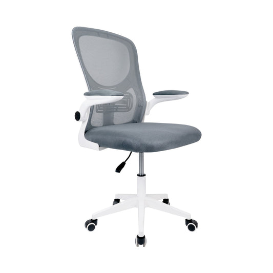 Everfurn Ella Mid Back Office Chair - Grey