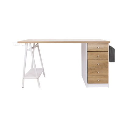 Everfurn Premium Milan Smart Office Desk, 2 x 3.1 USB Port