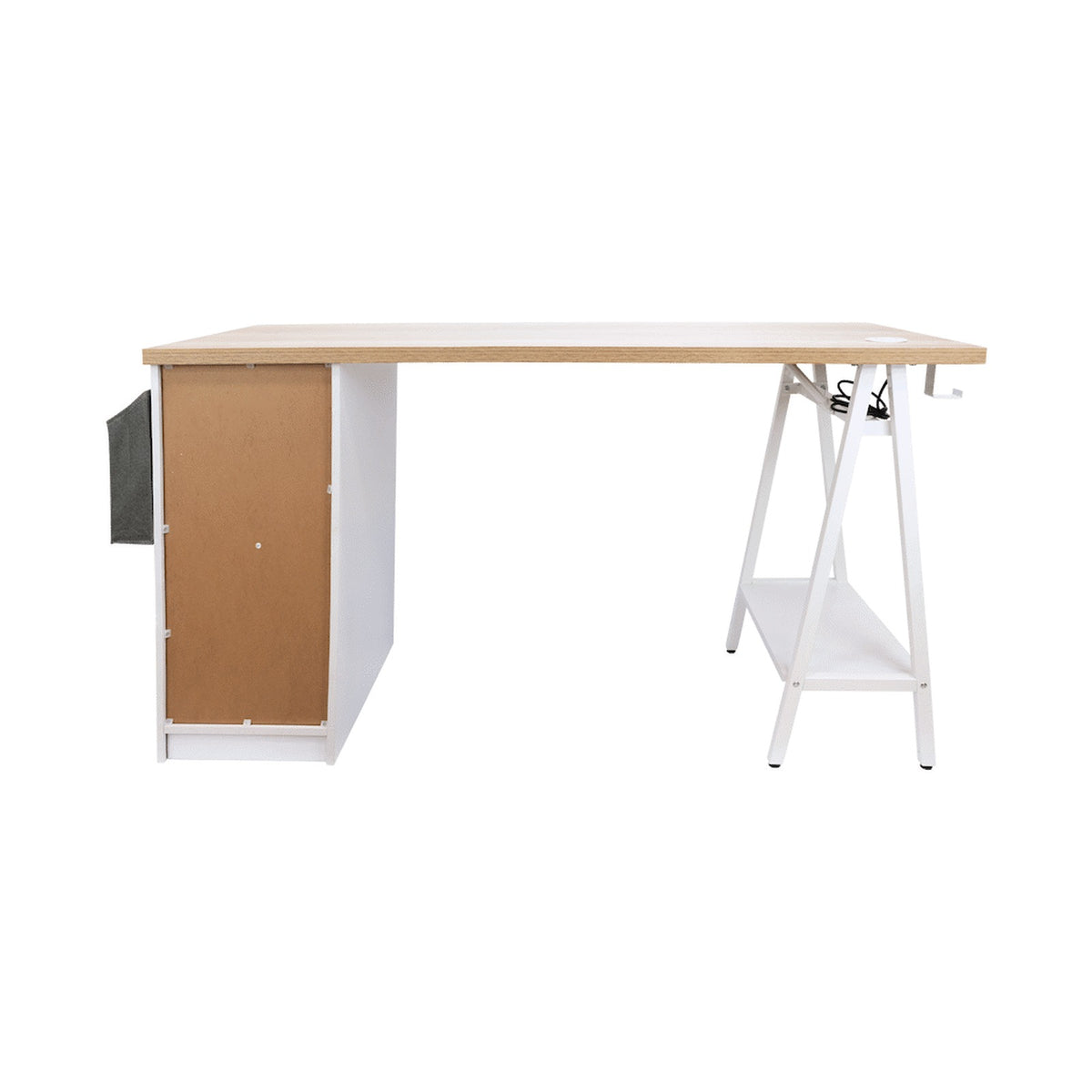 Everfurn Premium Milan Smart Office Desk, 2 x 3.1 USB Port