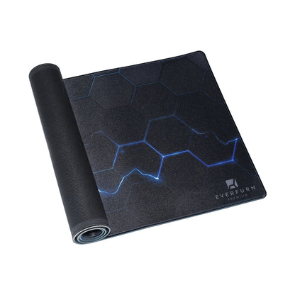 Everfurn Premium Geometric Large Desk Mat - Non-Slip - Polyester
