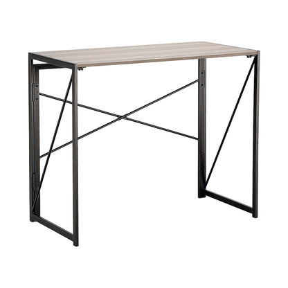 Everfurn SkyBright Folding Desk, No Assembly Required, Office Desk