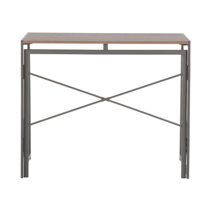 Everfurn SkyBright Folding Desk, No Assembly Required, Office Desk