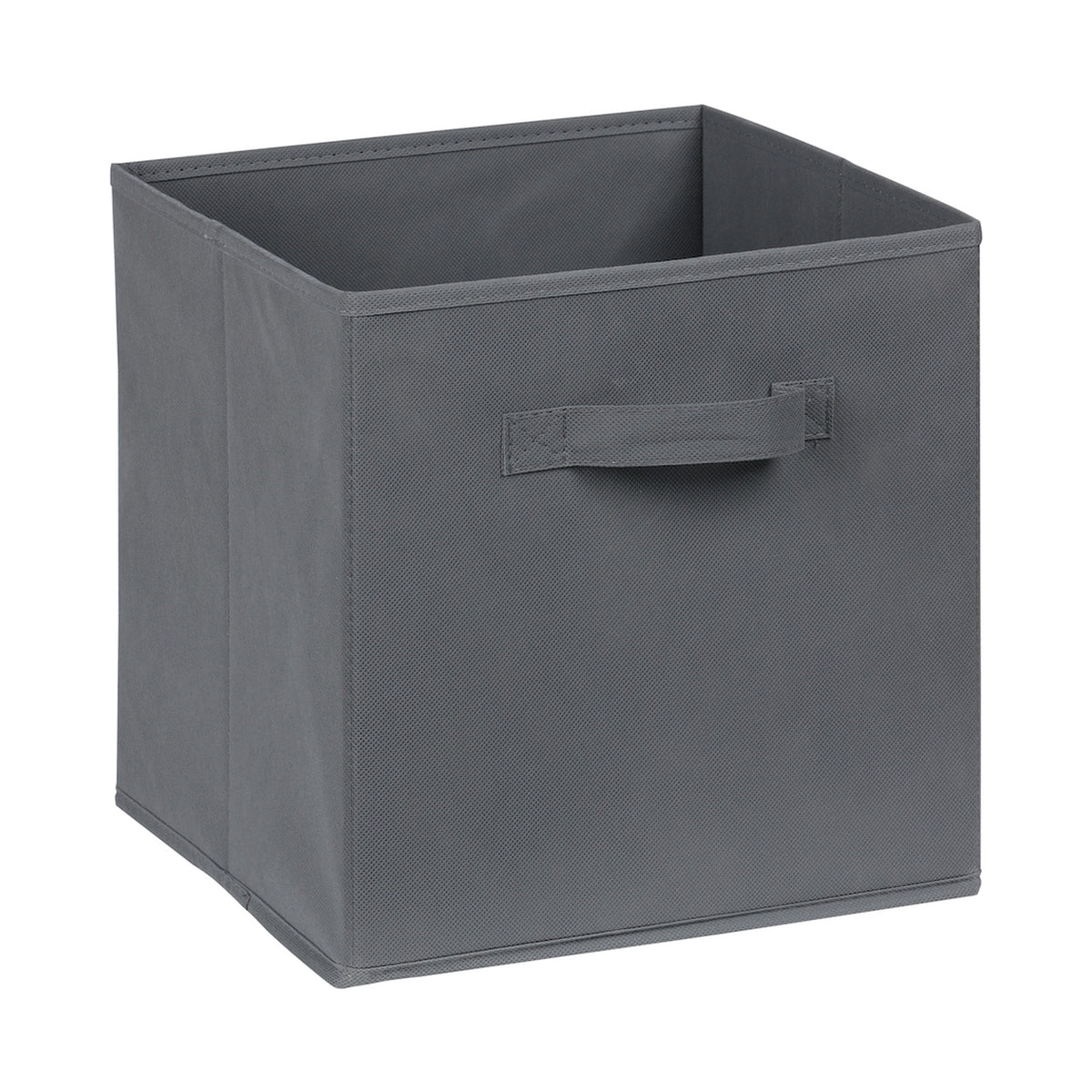 Everfurn Storeman Grey, Collapsible Fabric Organiser Storage Basket - Single