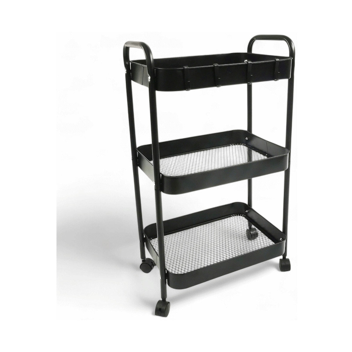 Everfurn Perth Rolling Cart - White