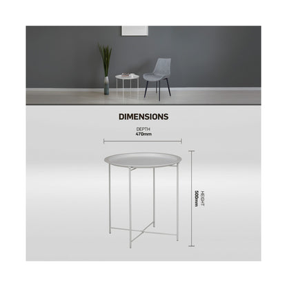 Everfurn Nala Side Table - White