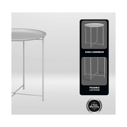 Everfurn Nala Side Table - White